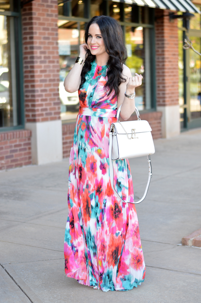 eliza j floral maxi dress