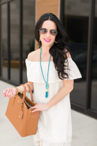 kendra-scott-summer-collection-2017-loft-white-dress-orangei-print-double-take-girls