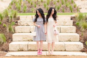 spring-dress-trends-loft-off-the-shoulder-cold-shoulder-dresses-baublebar-earrings