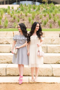 spring-dress-trends-loft-off-the-shoulder-cold-shoulder-dresses-baublebar-earrings