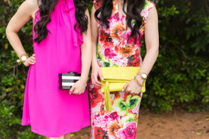 what-to-wear-summer-event-cece-at-dillards-pink-dress-floral