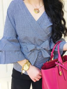 gingham-wrap-blouse
