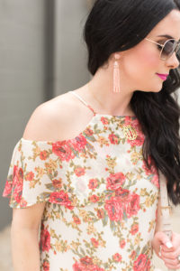 wayf-summer-tops-nordstrom-floral-peach-cold-shoulder-off-the-shoulder
