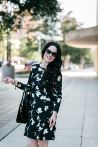 halogen-floral-ruffle-hem-dress-nordsrom-sale-anniversary-2017
