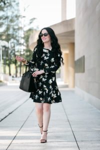 halogen-floral-ruffle-hem-dress-nordsrom-sale-anniversary-2017