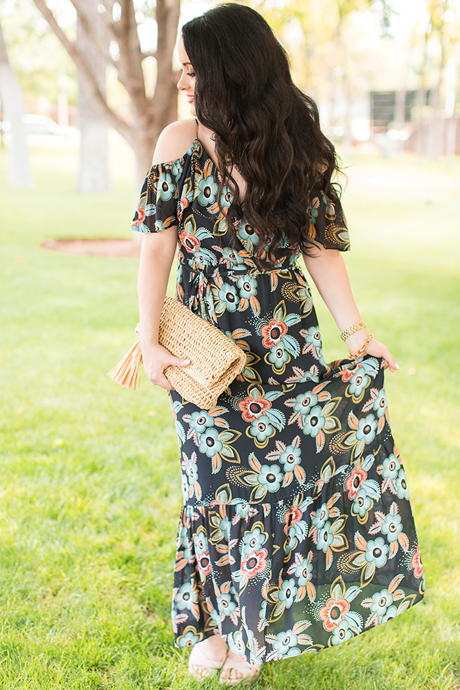 PINK + FLORAL MAXI DRESSES | + NEW LOFT PROMO! - The Double Take Girls