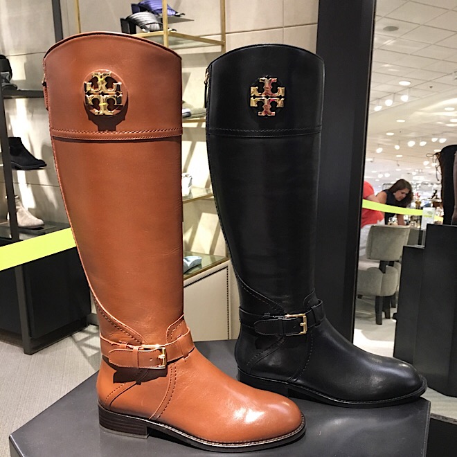 tory burch riding boots - The Double Take Girls