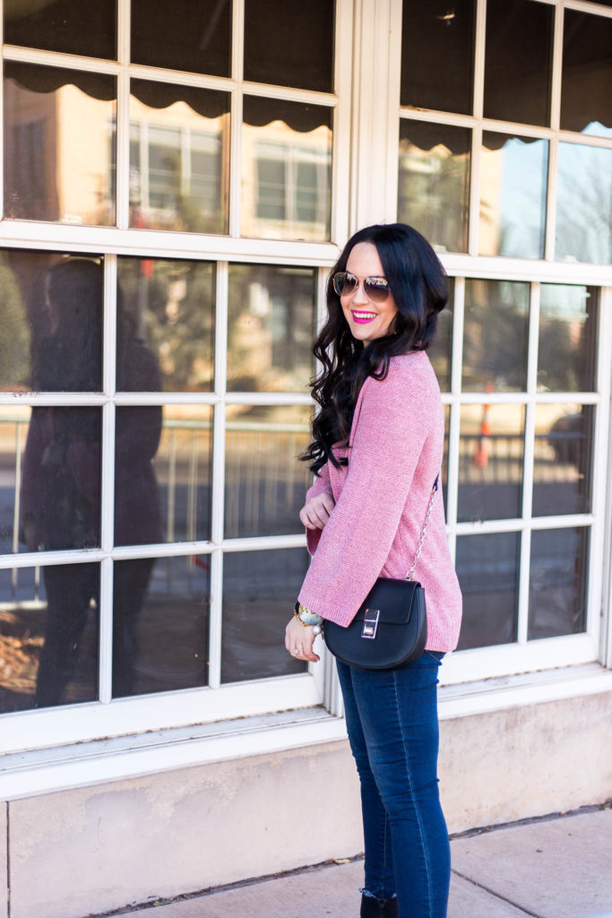 How To Add Spring Details To Winter Outfits With LOFT
