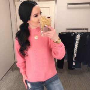 nordstrom pink sweater