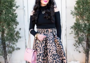 leopard-skirt-gingham-skirt-eliza-j-dresses-the-double-take-girls-blog