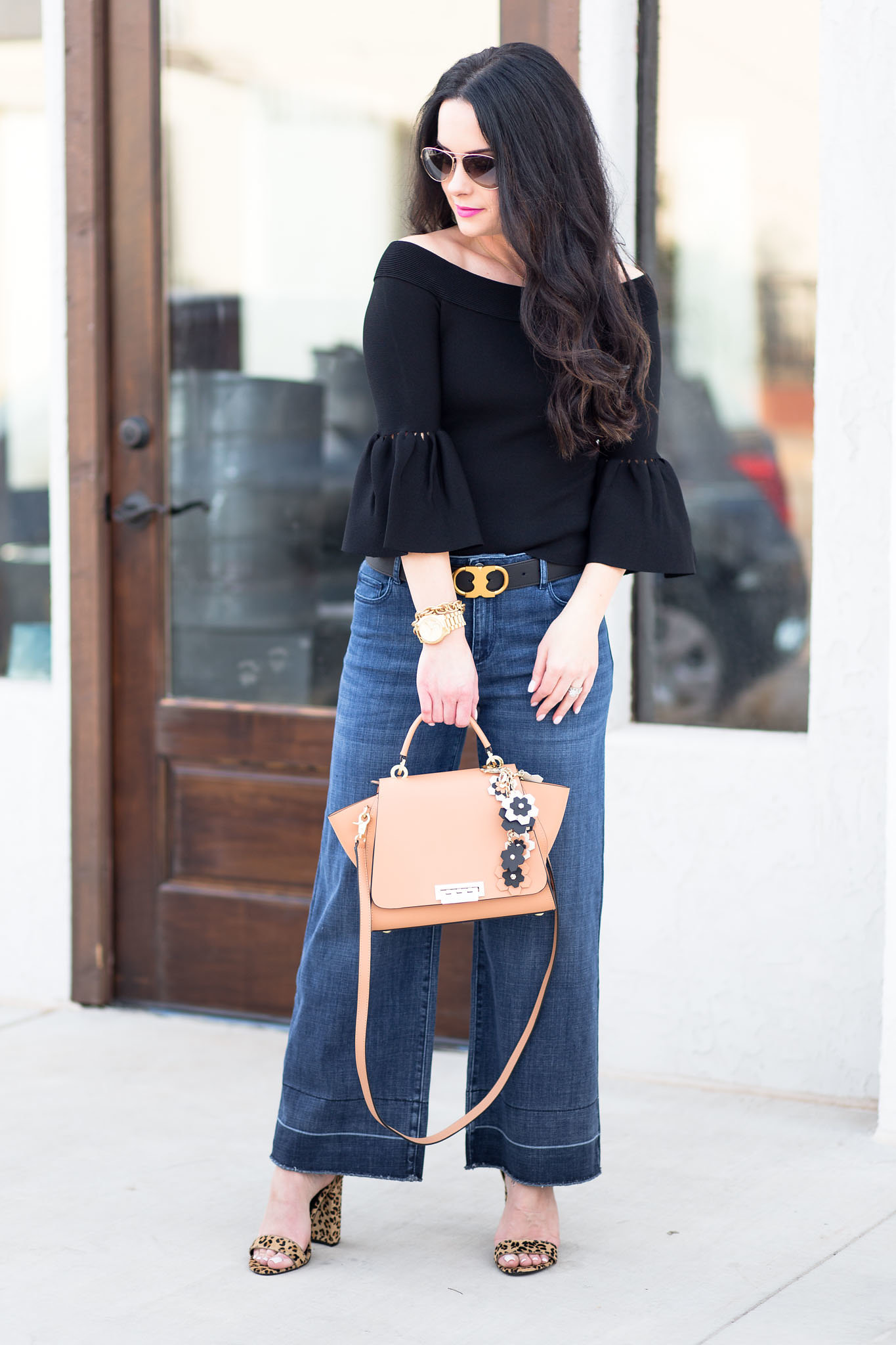 Fashion Look Featuring Zac Posen Shoulder Bags and Zac Posen