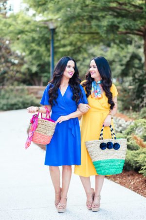 5-dress-trends-to-try-this-summer-ann-taylor-yellow-blue-wrap-dresses