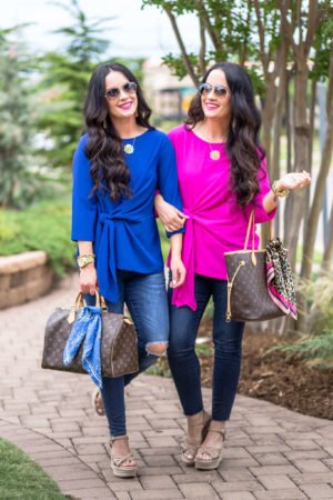 gibson-tie-front-crepe-blouse-nordstrom-pink-blue