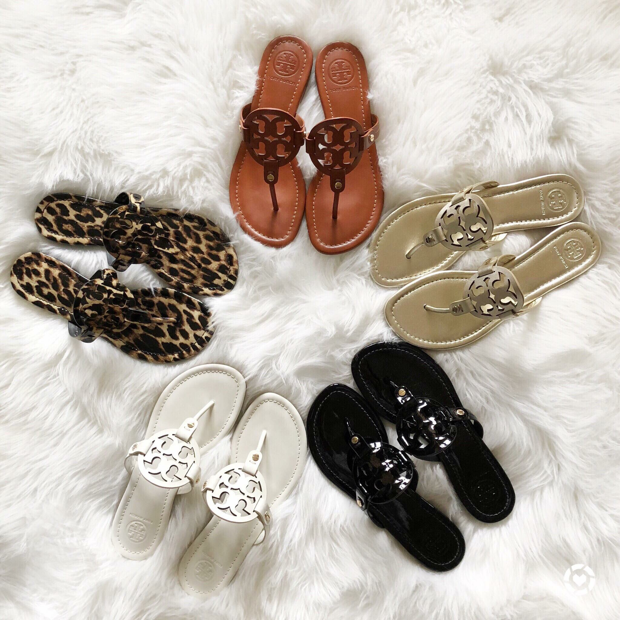 leopard print tory burch miller sandals