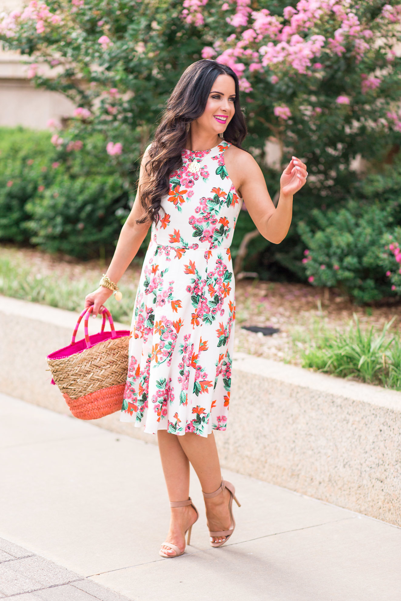 Pink Floral Dresses + Ann Taylor Semi Annual Sale! - The Double Take ...