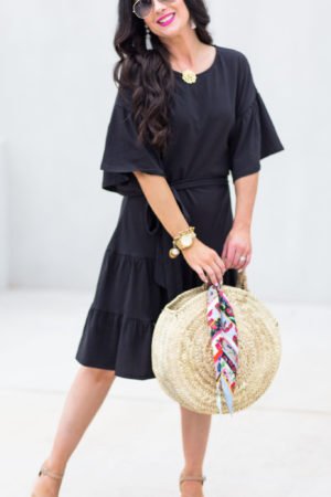 bobeau-knit-ruffle-hem-dress-nordstrom-giveaway
