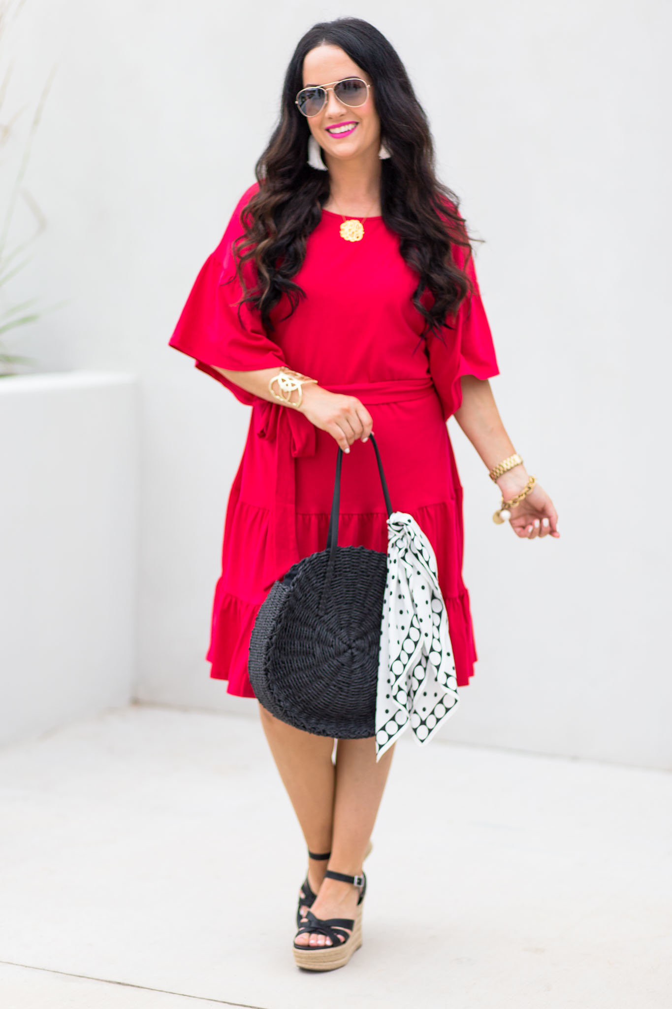 bobeau-knit-ruffle-hem-dress-nordstrom-giveaway