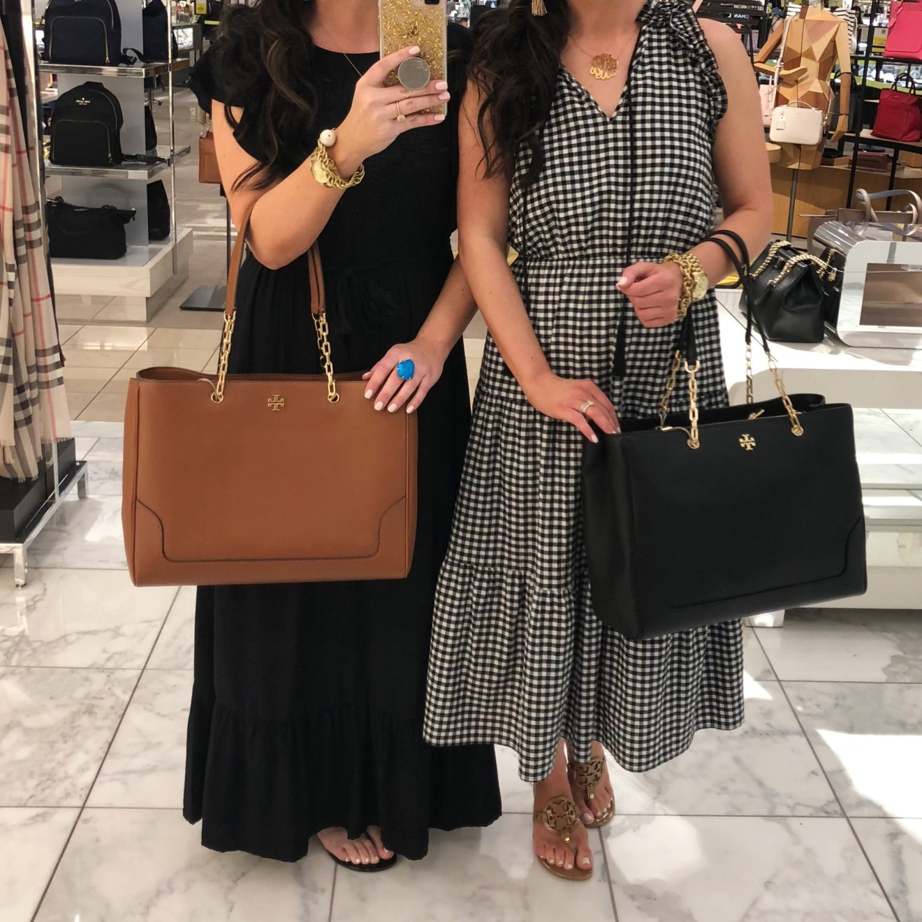 Tory burch totes - The Double Take Girls