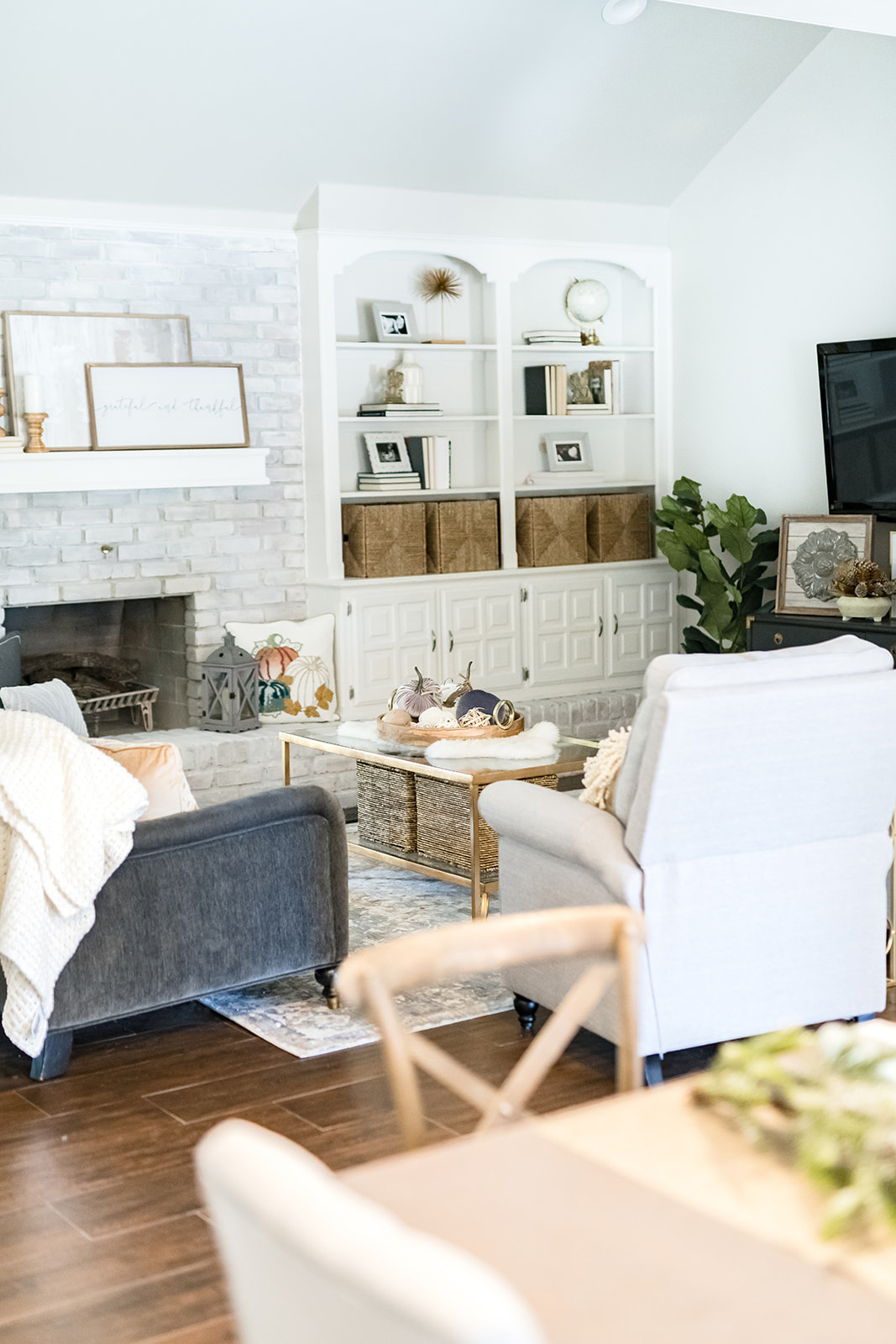 Whitney's Fall Living Room Reveal With Soft Surroundings - The Double ...