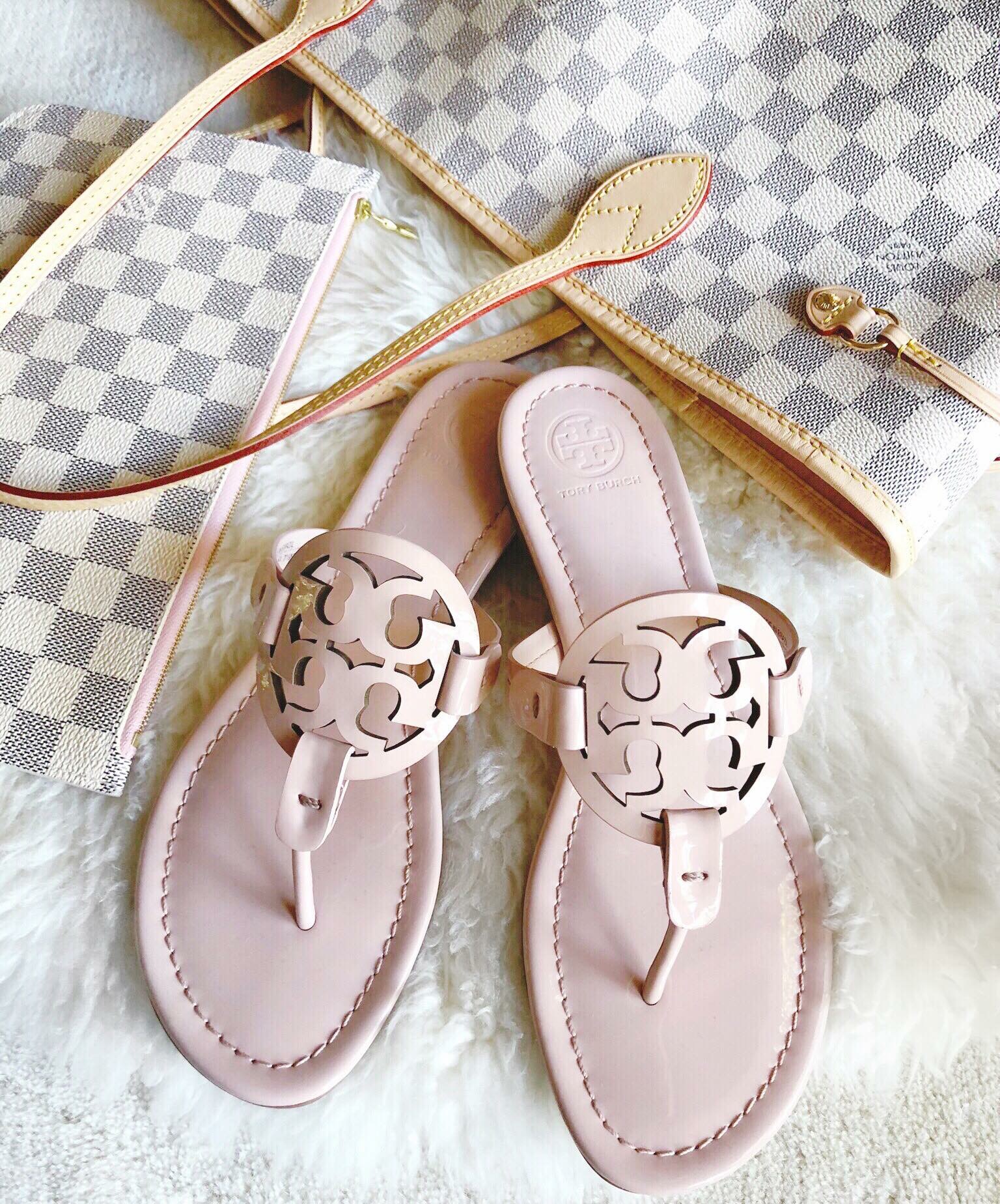 seashell pink tory burch miller