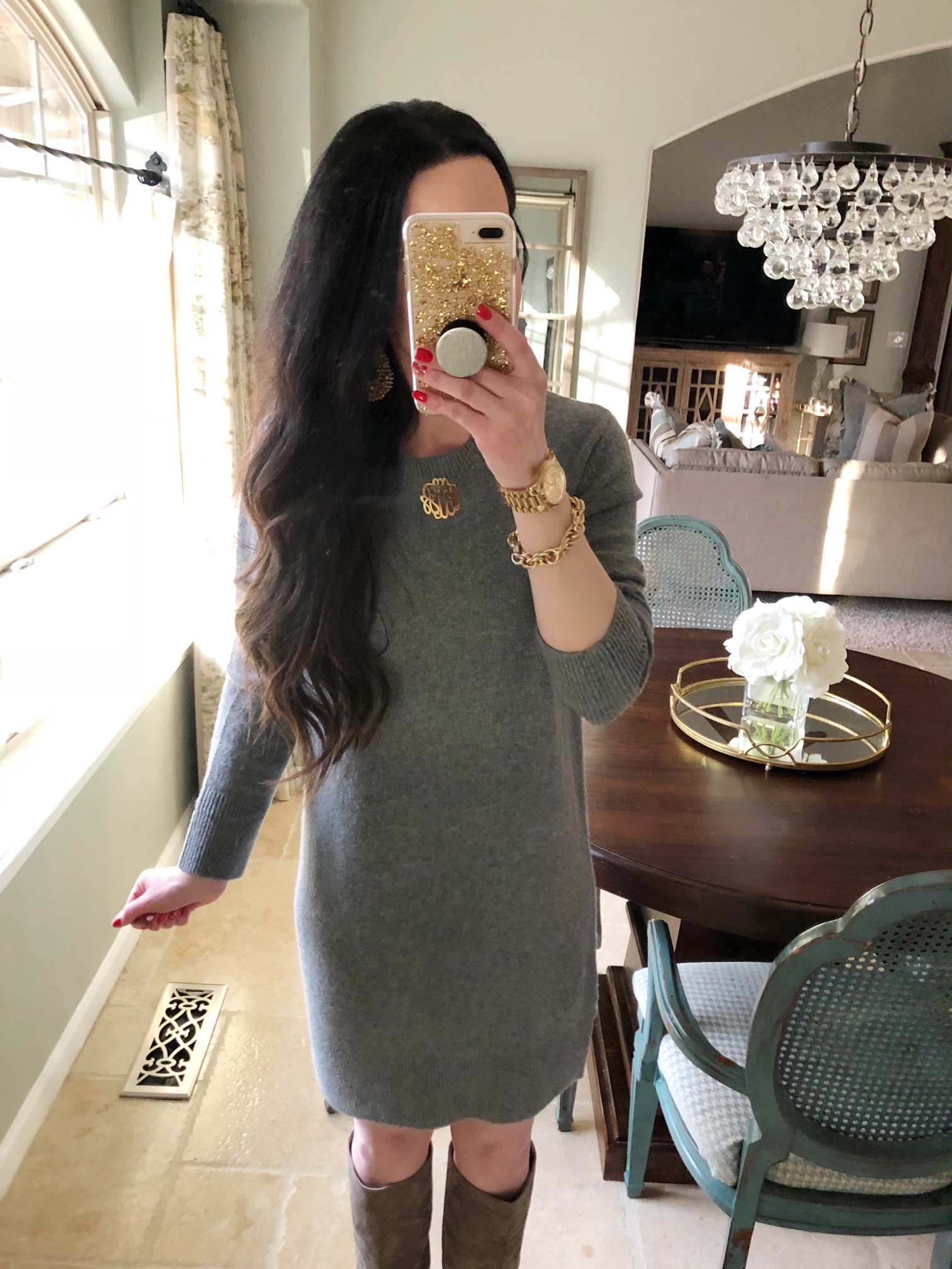 lou and grey sweatshirt dress