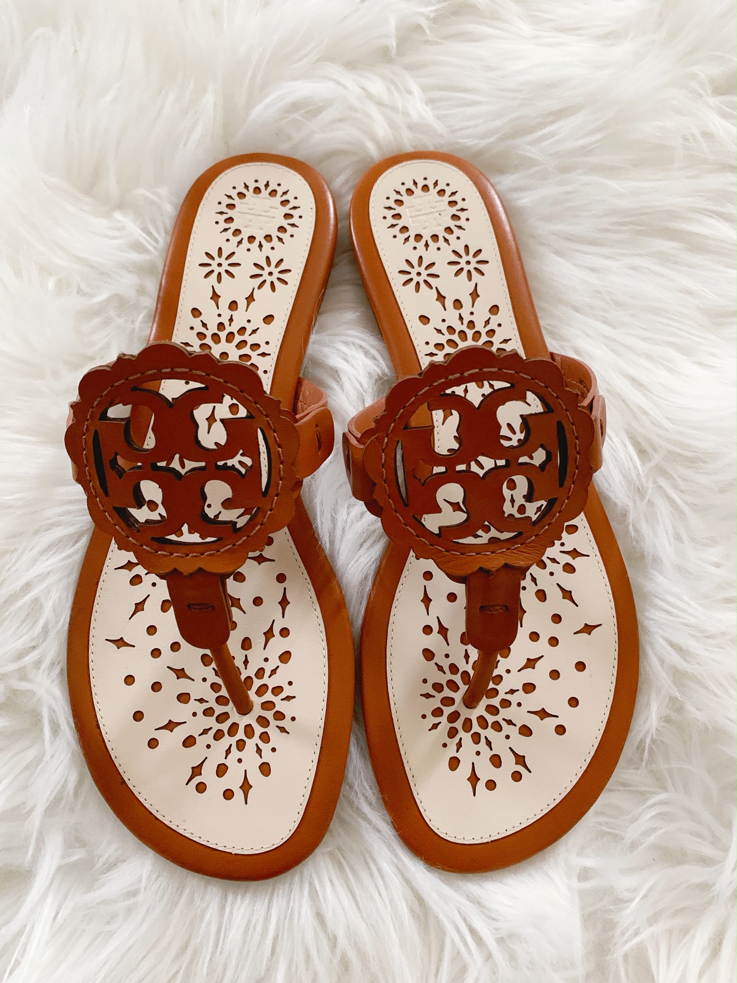 tory burch miller sandals seashell pink