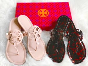 tory burch miller sandals tortoise shell