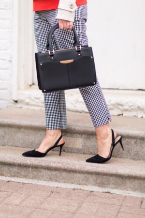 ann-taylor-spring-workwear-ideas-gingham-trench-jacket