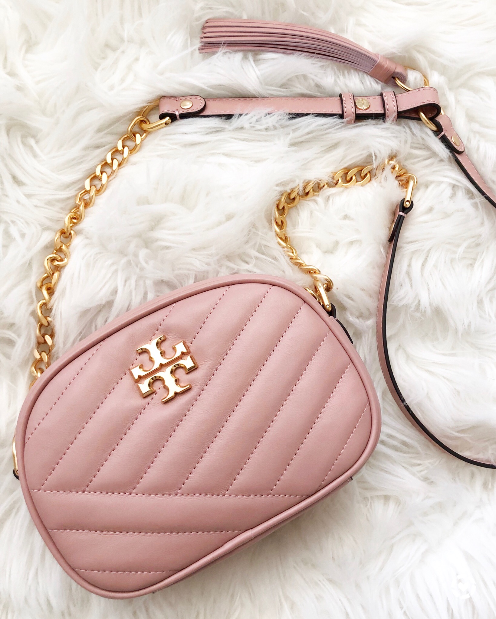 Shop Tory Burch KIRA 2023-24FW Shoulder Bags (156184651, 156184 651,  156184, DARK PINK LEATHER SMALL KIRA CROSSBODY B) by CiaoItalia