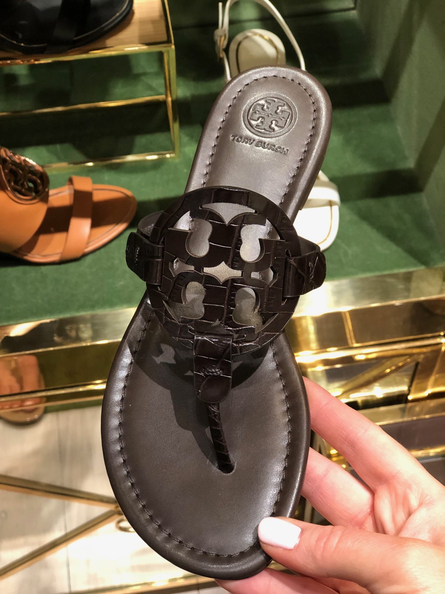 tory burch miller silver