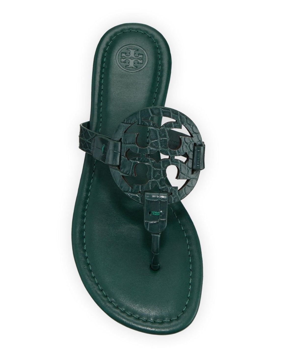 tory burch green sandals