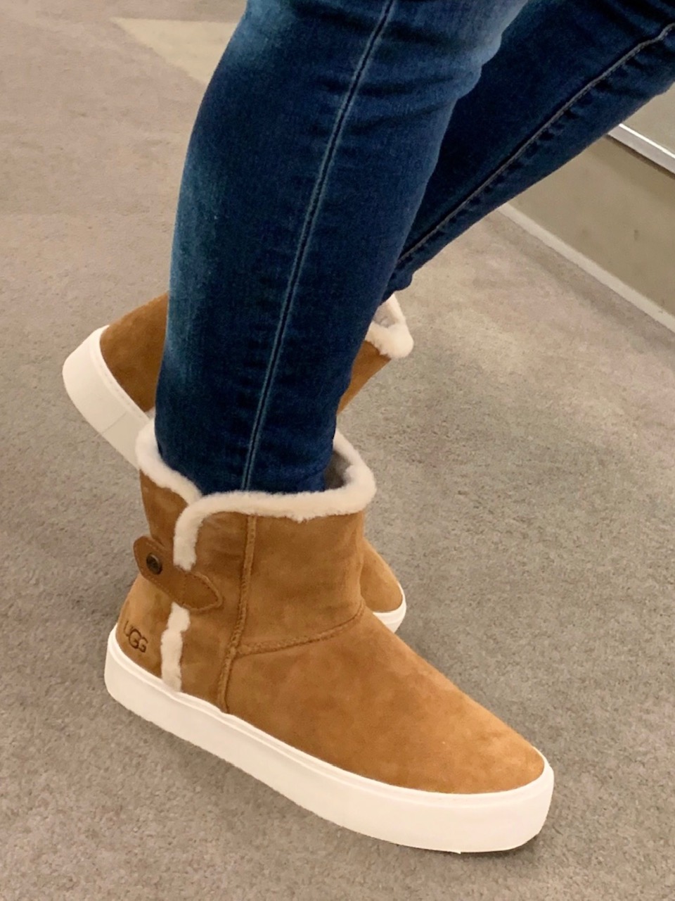 ugg priya plush sneaker boot