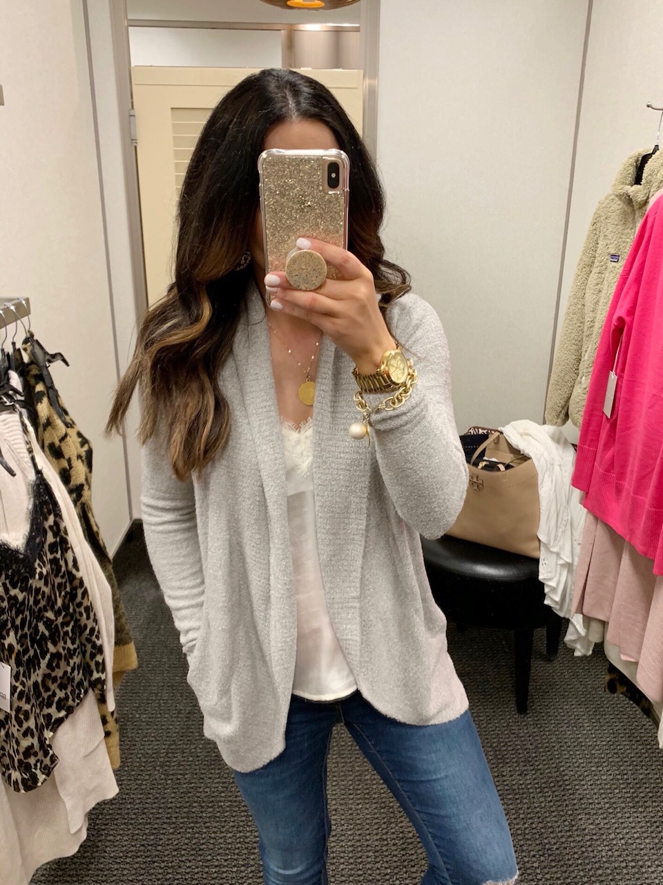 barefoot dreams circle cardigan dupe