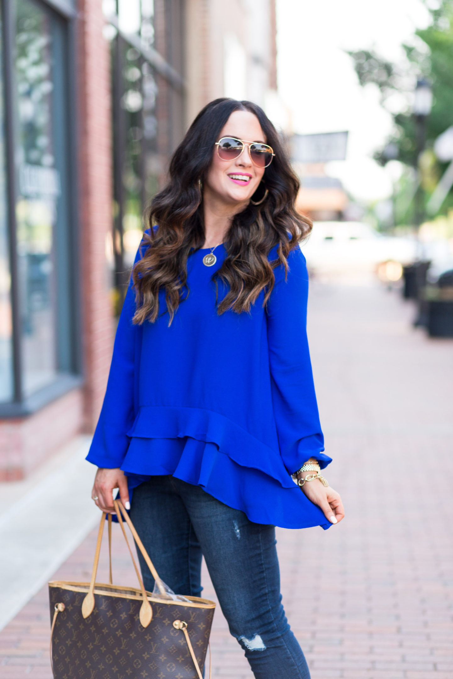 Our Favorite Ruffle Hem Tunic Top Is Back!! - The Double Take Girls