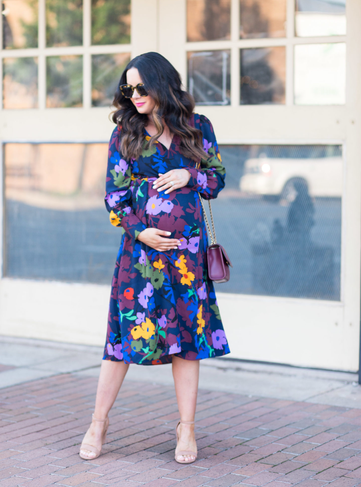 Fall Sister Style Staples: Wrap Dresses + Colorful Blazers - The Double ...