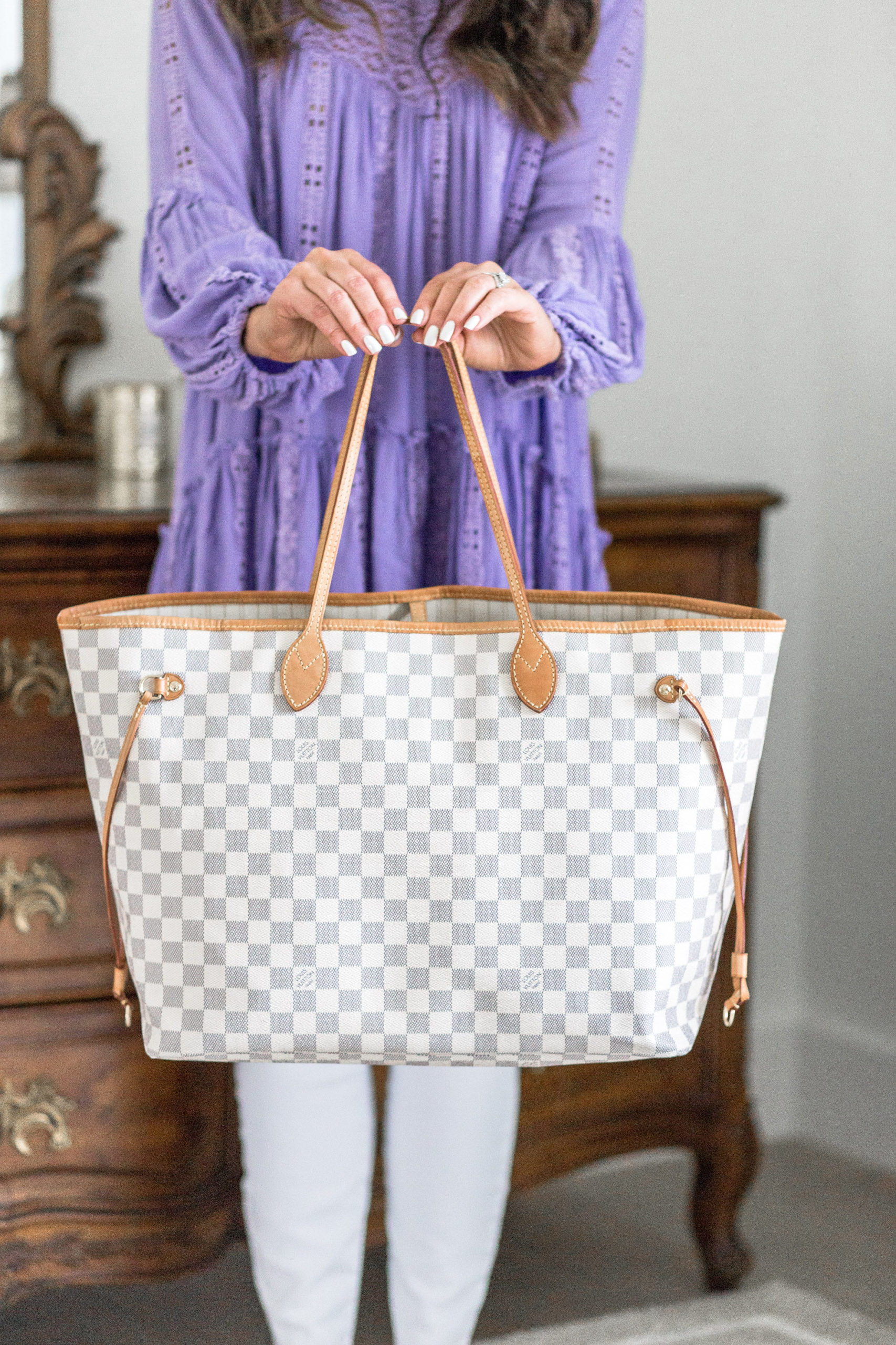 Louis Vuitton Neverfull GM Damier Azur (RRP £1,450) – Addicted to