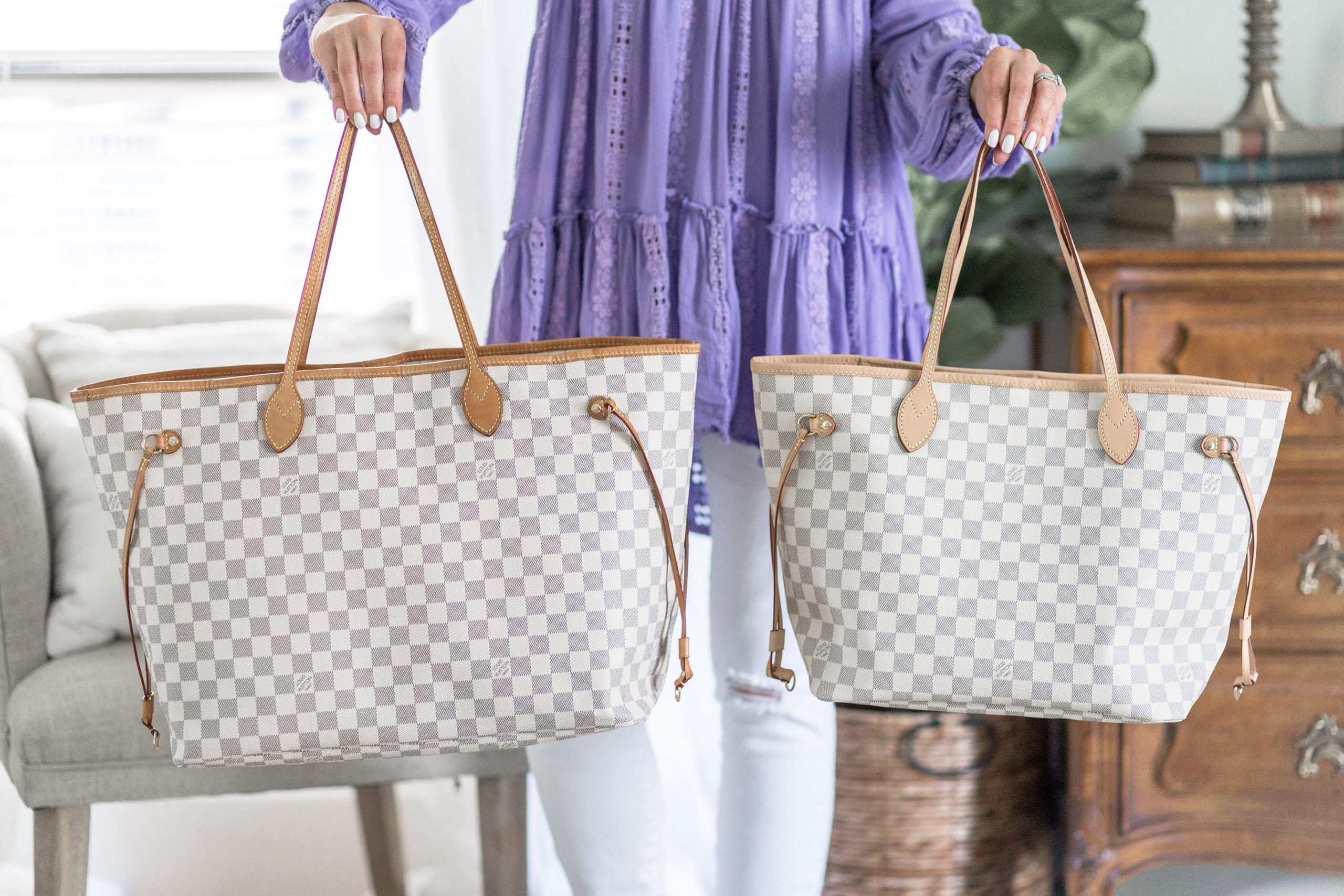 Louis Vuitton Neverfull Review + Why We Love Designer Consignment - The  Double Take Girls