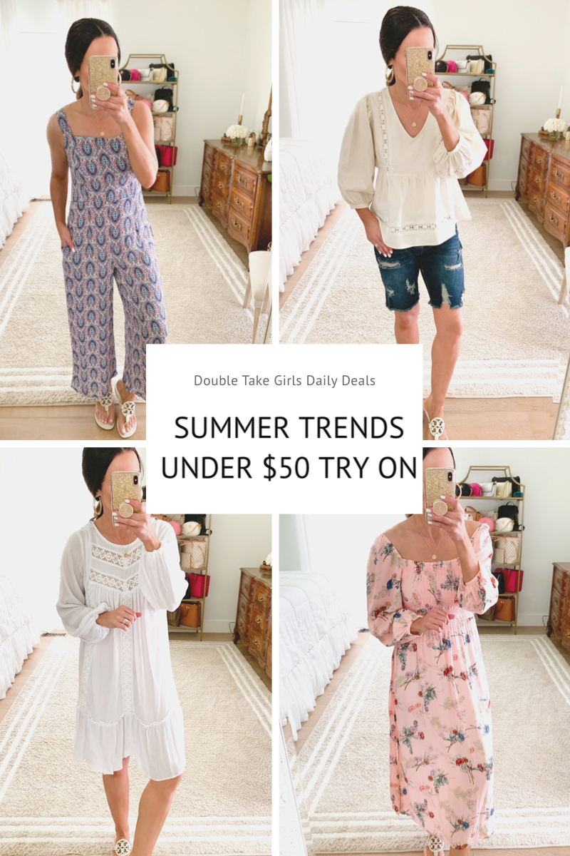 Summer Trends Try On Under $50 - The Double Take Girls