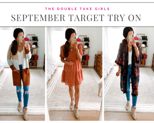 September Target Try On - The Double Take Girls