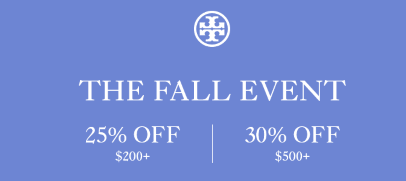 Tory Burch Fall Event 2020 | Save Up To 30% Off + Free Shipping! - The  Double Take Girls