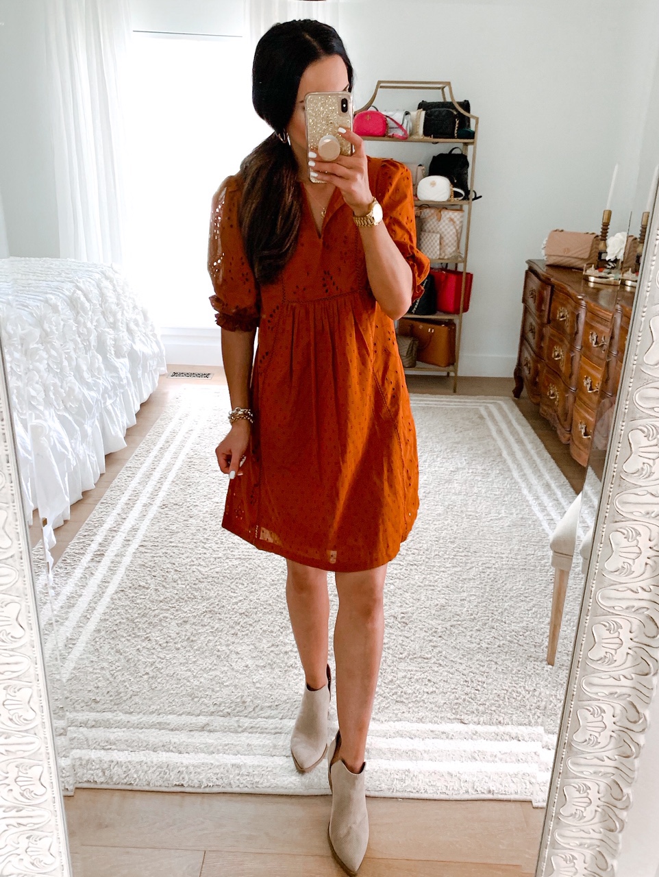 Target deals eyelet dress