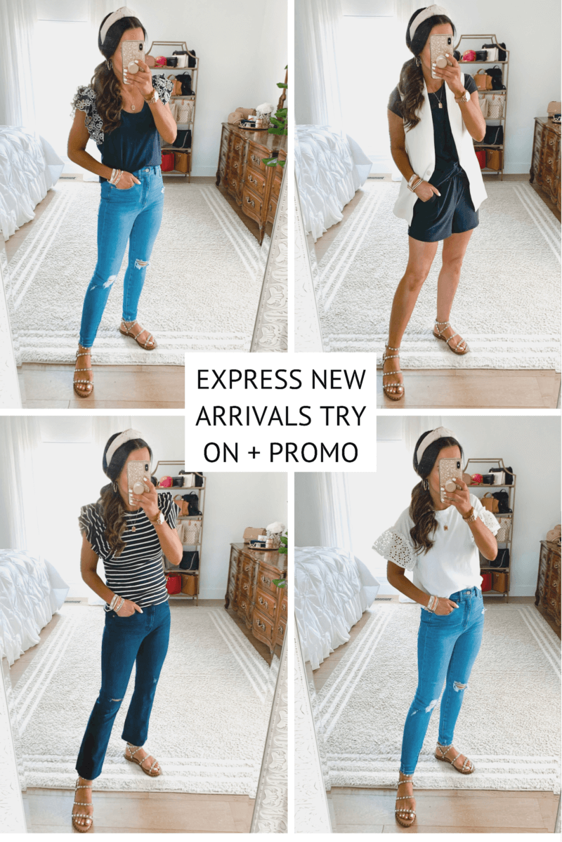 New Express Try On + 40% Off Promo! - The Double Take Girls