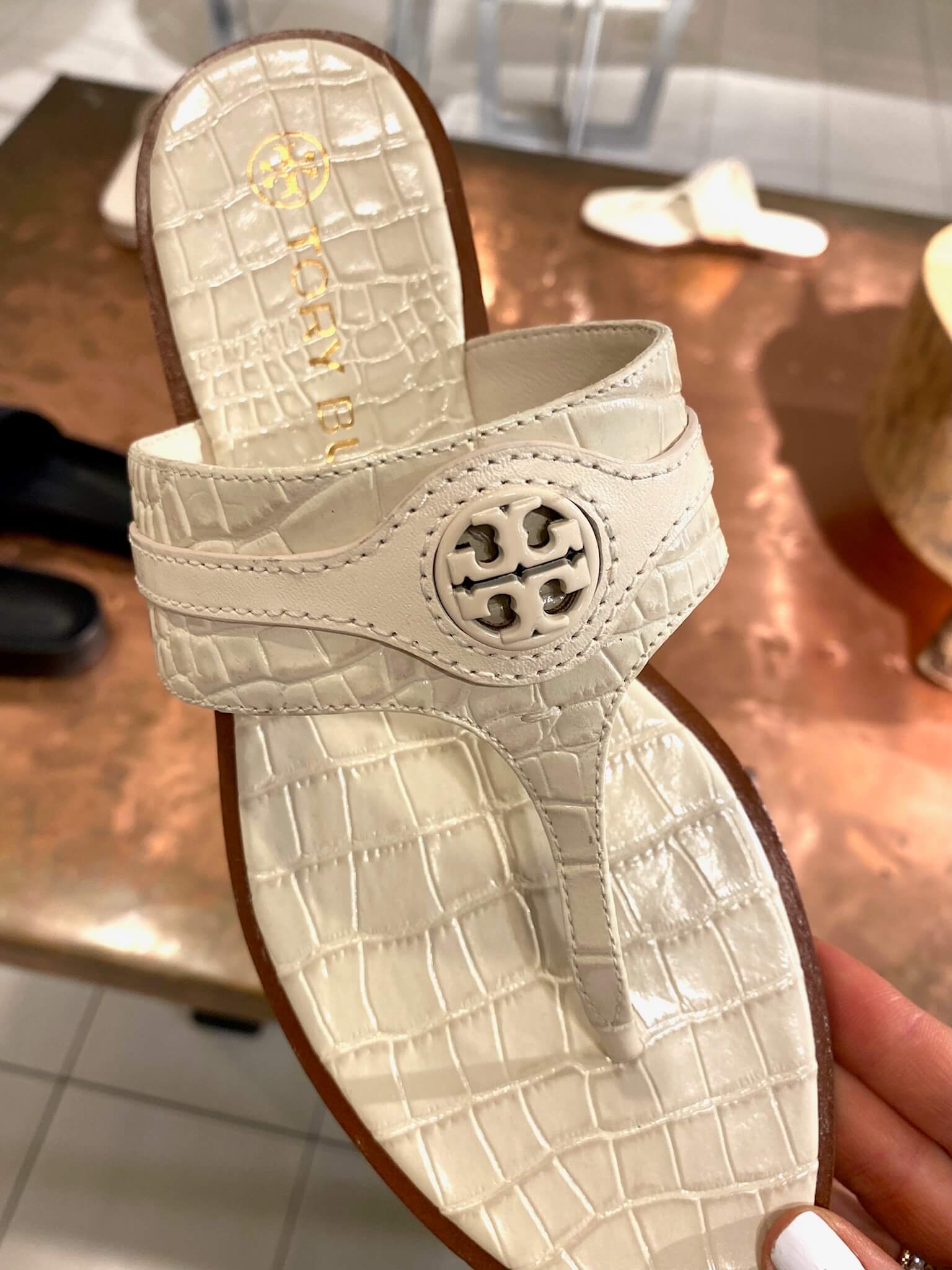 All-in-1 Shop - Tory Burch Carson Convertible Croc