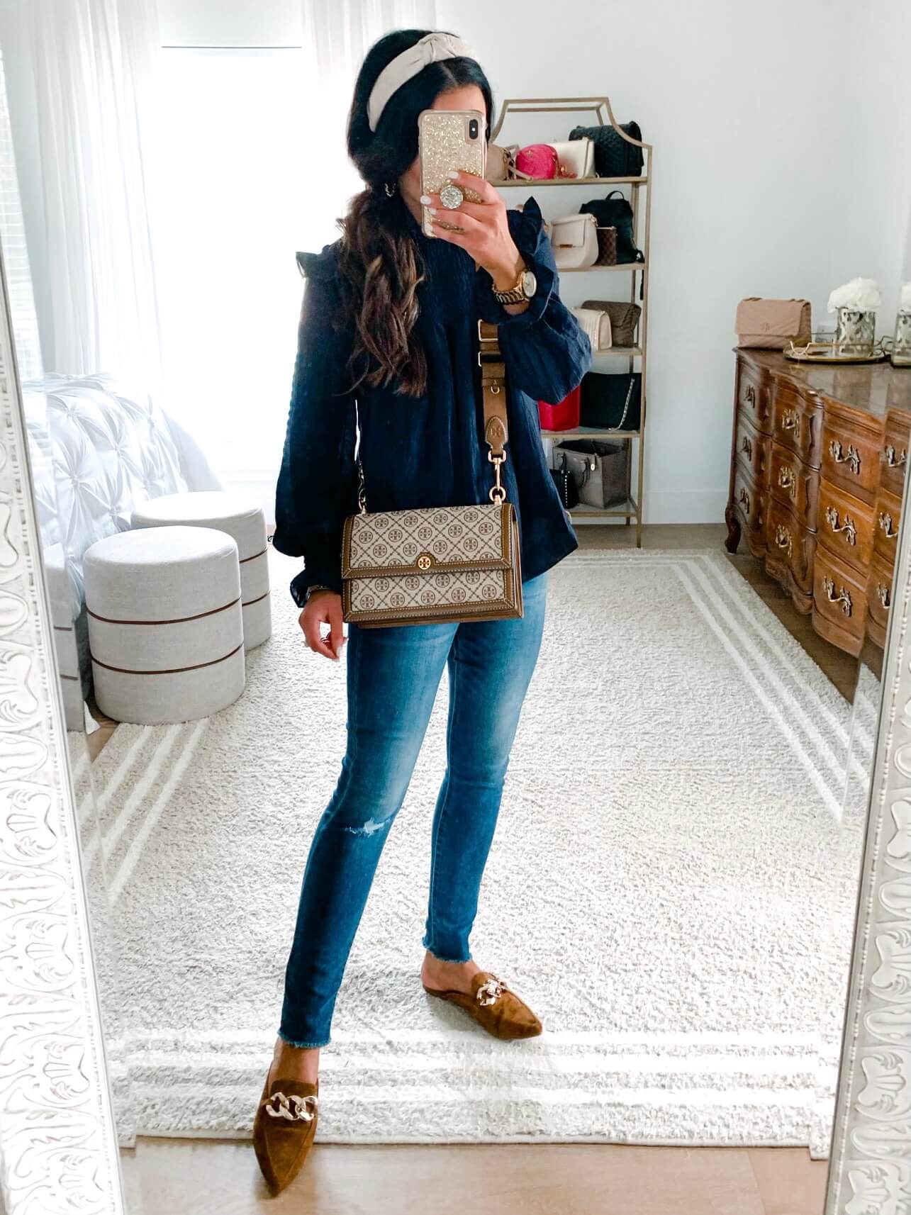 Fall Outfits & Tory Burch Bag Try On + Giftcard Promo Ends Tonight! - The  Double Take Girls