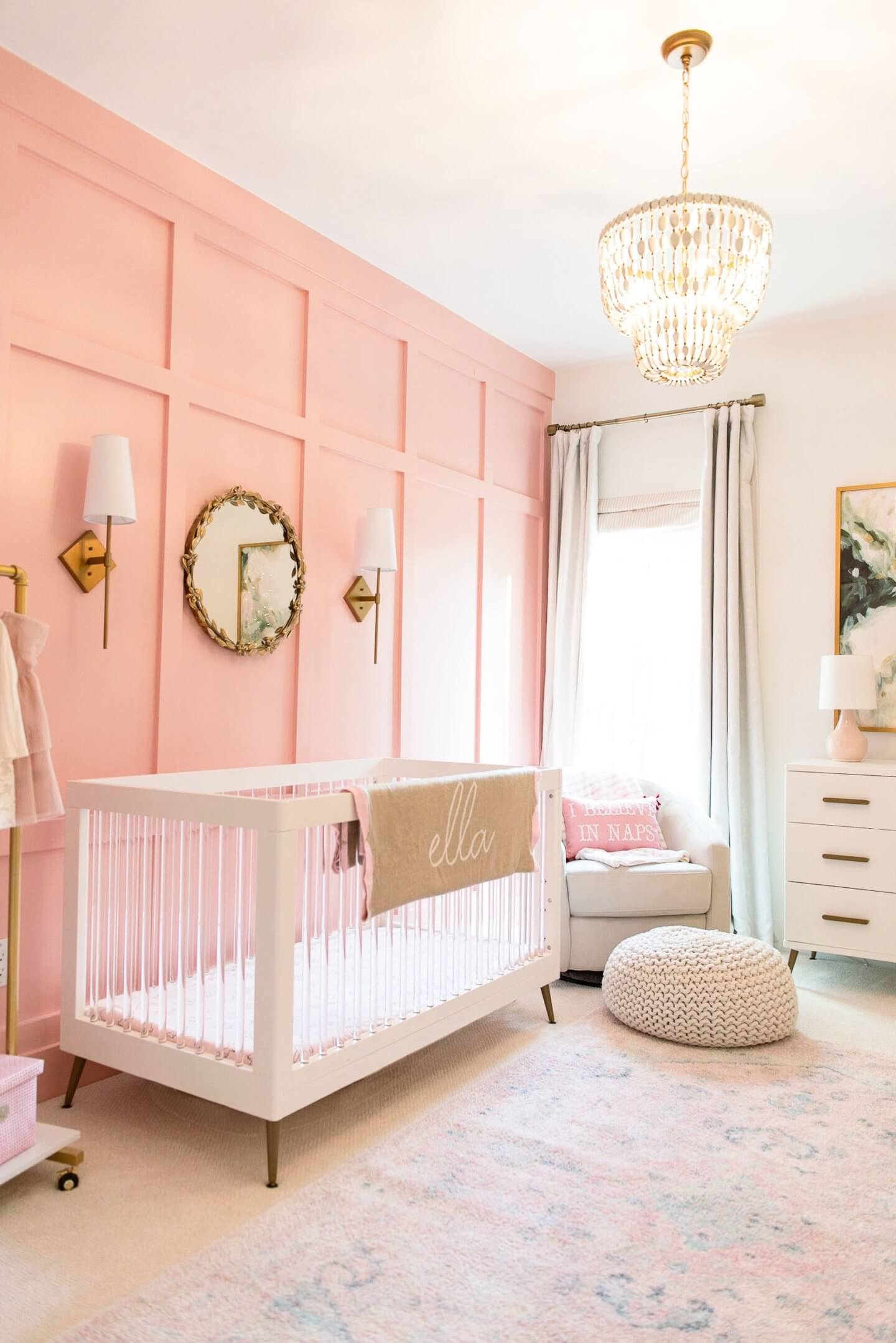 Blush and shop gold nursery