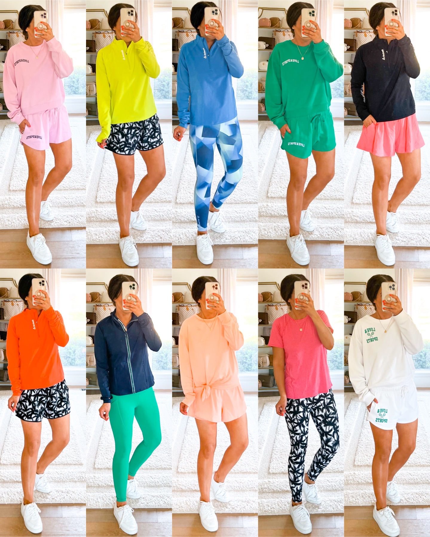Colorful & Affordable Activewear For Spring Try On - The Double Take Girls